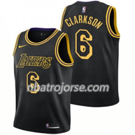 Män Los Angeles Lakers Tröja Jordan Clarkson 6 Nike City Edition Swingman